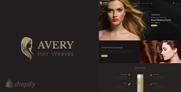 Avery - Hair Wig Shopify Theme