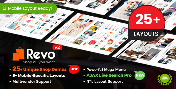 Revo v2.9.0 - Multi-purpose WooCommerce WordPress Theme