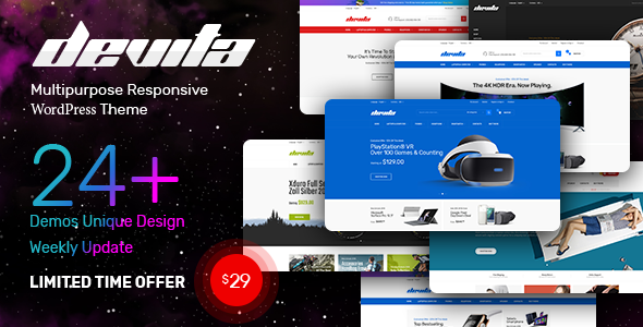 Devita v1.6.8 - Multipurpose Theme for WooCommerce