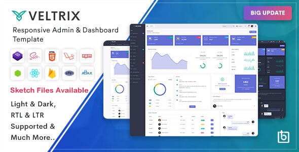 Veltrix v4.0.0 - Admin & Dashboard Template