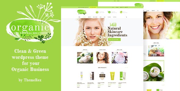 Organic Beauty v1.4 - Store & Natural Cosmetics WordPress Theme