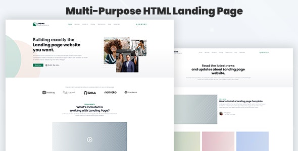 Legaland v1.0 - Multi-Purpose HTML Landing Page Template for Business and Marketing