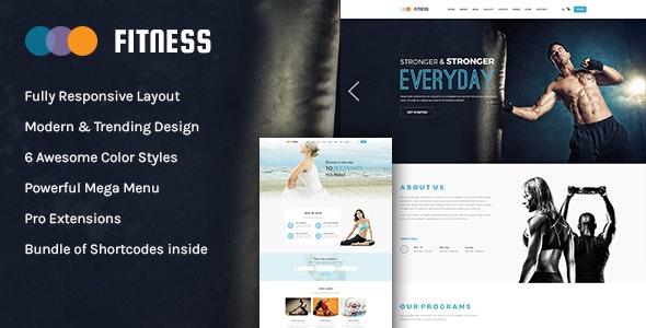 Fitness v3.9.6 - Responsive Joomla Yoga Club Template