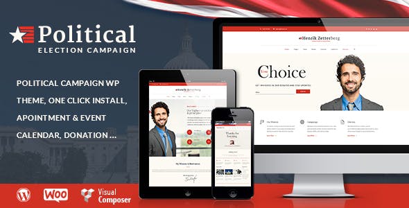 Candidate v1.8 - Political / Non-profit WordPress Theme