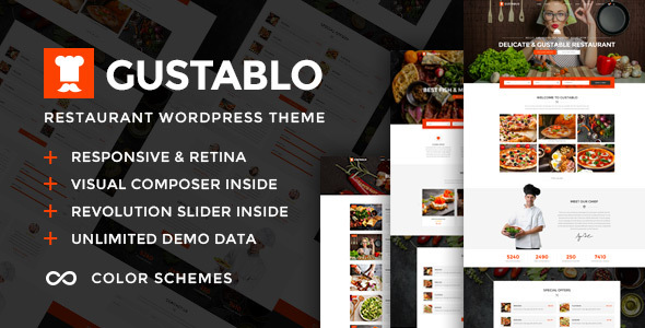 Gustablo v1.10 - Restaurant & Cafe Responsive Theme
