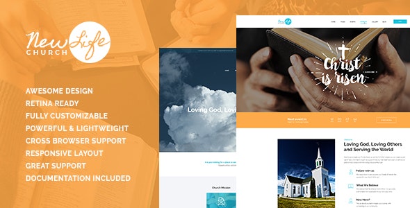New Life v1.1 - Church & Religion Site Template