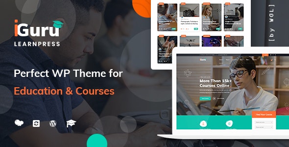 iGuru v1.0.9 - Education & Courses WordPress Theme