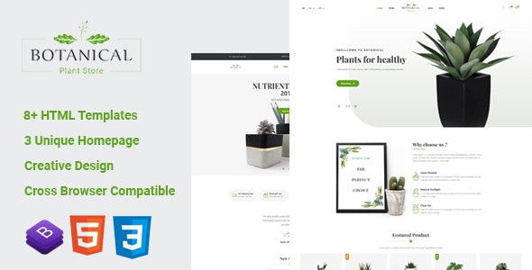 Botanical v1.0 - HTML5 Ecommerce Template