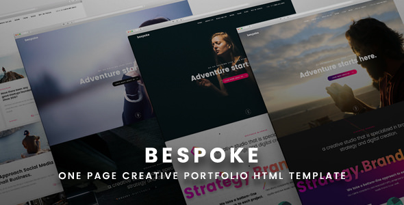 Download Bespoke – One Page Creative HTML Template | Free Nulled Scripts