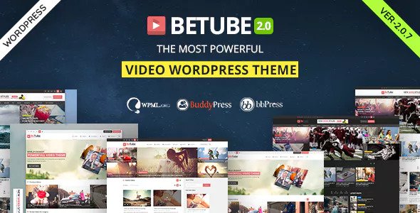 Betube v2.0.7 - Video WordPress Theme