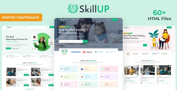 SkillUp v1.0 - Online Education HTML Template