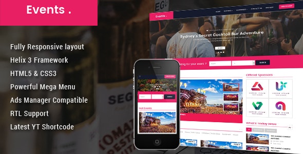 Event v3.9.6 - Conference Joomla Template
