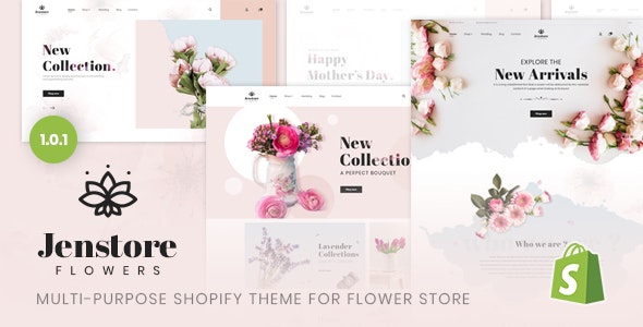 JenStore v1.0 - Multi-Purpose Shopify Theme for Flower Store