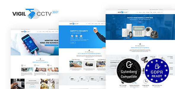 Vigil v1.7 - CCTV, Security WordPress Theme