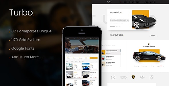 Turbo v1.0 - Car Rental HTML Template