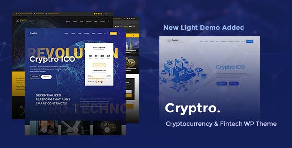 Cryptro v1.3.2 - Cryptocurrency, Blockchain, Bitcoin