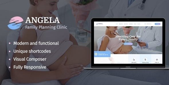 Angela v1.1.1 - Family Planning Clinic WordPress Theme
