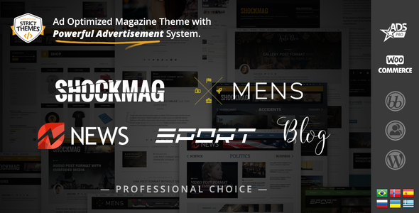 Shockmag v1.2.4 - Ad Optimized Magazine WordPress Theme