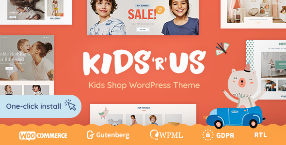Kids R Us v1.0.1 - Toy Store and Kids Clothes Shop Theme