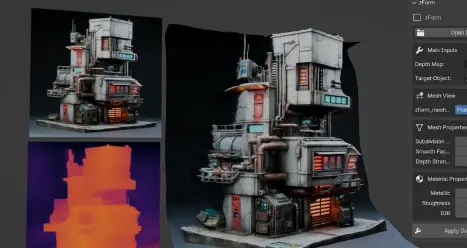 Download Blender zForm v2.4.3 – Maps To 3D Mesh addon Free