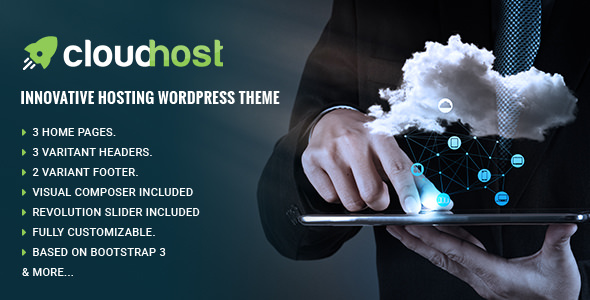 CloudHost v1.0.7 - Responsive Hosting WordPress Theme
