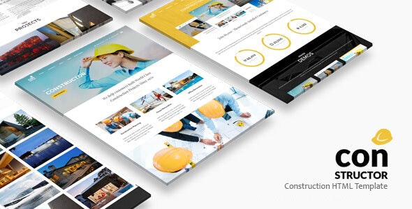 Constructor v1.0 - Construction HTML Template