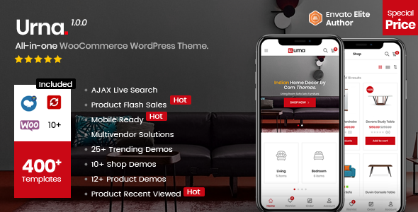 Urna v1.0.5 - All-in-one WooCommerce WordPress Theme