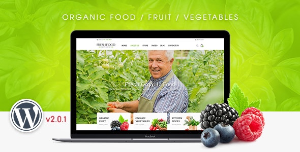 FreshFood v2.0.1 - Multi Store Responsive WordPress Theme
