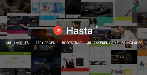 Hasta v1.0 - Responsive Multipurpose HTML5 Template
