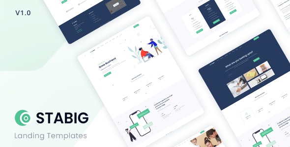 Stabig v1.0 - Bootstrap 5 Creative Landing Page Template