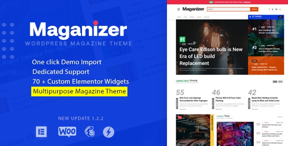 Maganizer v1.2.2 - Modern Magazine WordPress Theme