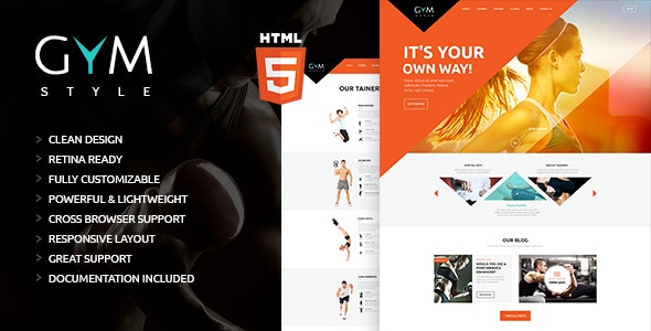 GYM v1.0.0 - Sport & Fitness Club HTML Theme