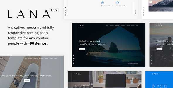 Download Lana v1.1.2 – Creative Coming Soon Template | Free Nulled Scripts