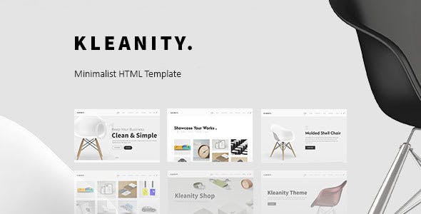 Kleanity v1.0 - Minimalist HTML Template / Creative Portfolio