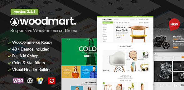 WoodMart v3.1.1 - Responsive WooCommerce WordPress Theme
