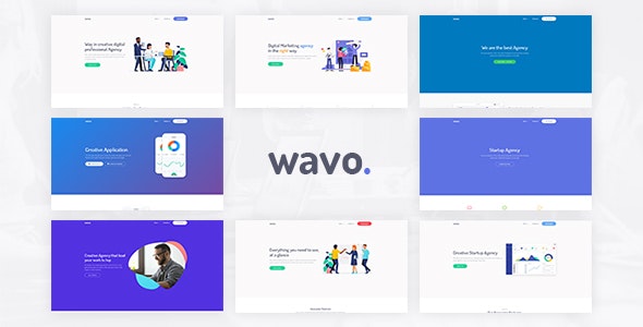 Wavo v1.0 - Responsive Bootstrap SaaS, Startup & WebApp Template