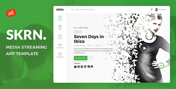 Download SKRN – Media Streaming App Template | Free Nulled Scripts