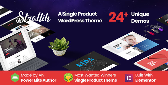 Strollik 4.0.2 - Single Product WooCommerce Theme