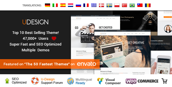 U-Design v2.13.17 - Themeforest WordPress Theme