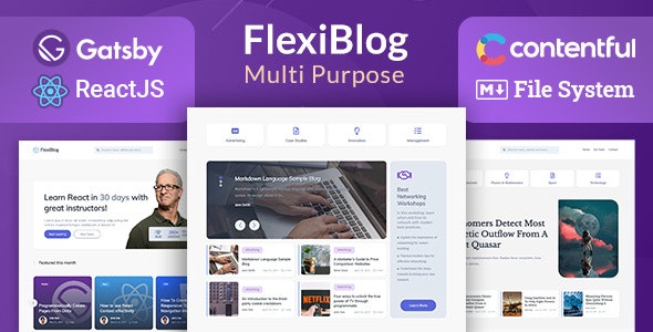 Download FlexiBlog v3.9.0 – React Gatsby Multipurpose Blog Theme | Free Nulled Scripts