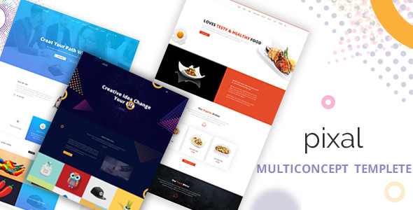 Download Pixal – Creative Multipurpose Template | Free Nulled Scripts